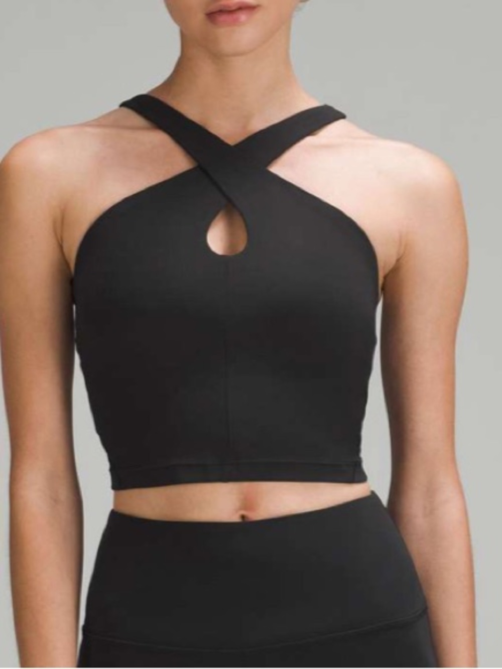LULULEMON Align Key Holder Halter Top Size 2